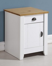 Ludlow Bedside Cabinet - White